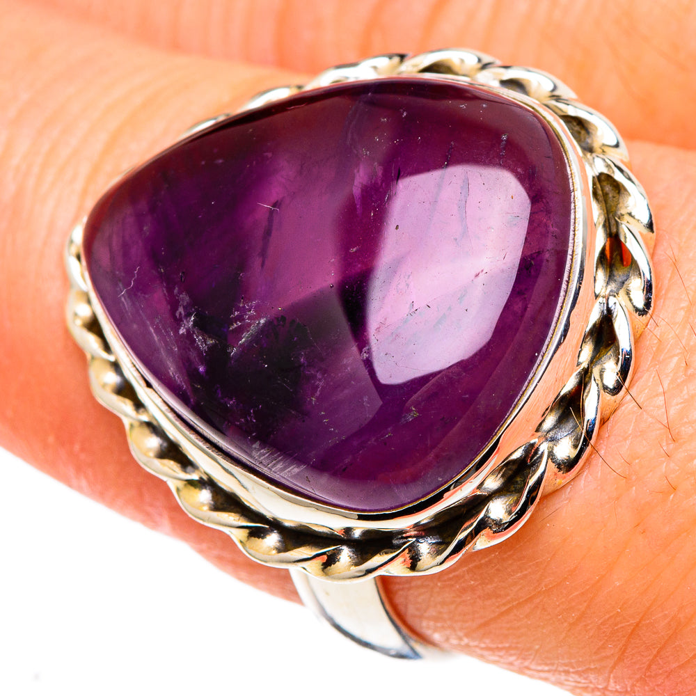 Star Amethyst Rings handcrafted by Ana Silver Co - RING97460