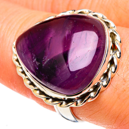 Star Amethyst Rings handcrafted by Ana Silver Co - RING97460