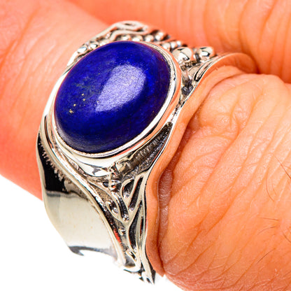 Lapis Lazuli Rings handcrafted by Ana Silver Co - RING97473