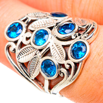 Blue Quartz Rings handcrafted by Ana Silver Co - RING97475