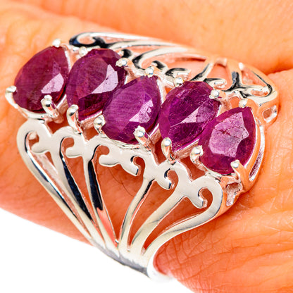 Ruby Rings handcrafted by Ana Silver Co - RING97487