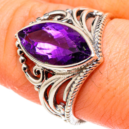 Amethyst Rings handcrafted by Ana Silver Co - RING97493