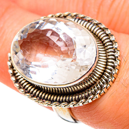 White Quartz Rings handcrafted by Ana Silver Co - RING97496