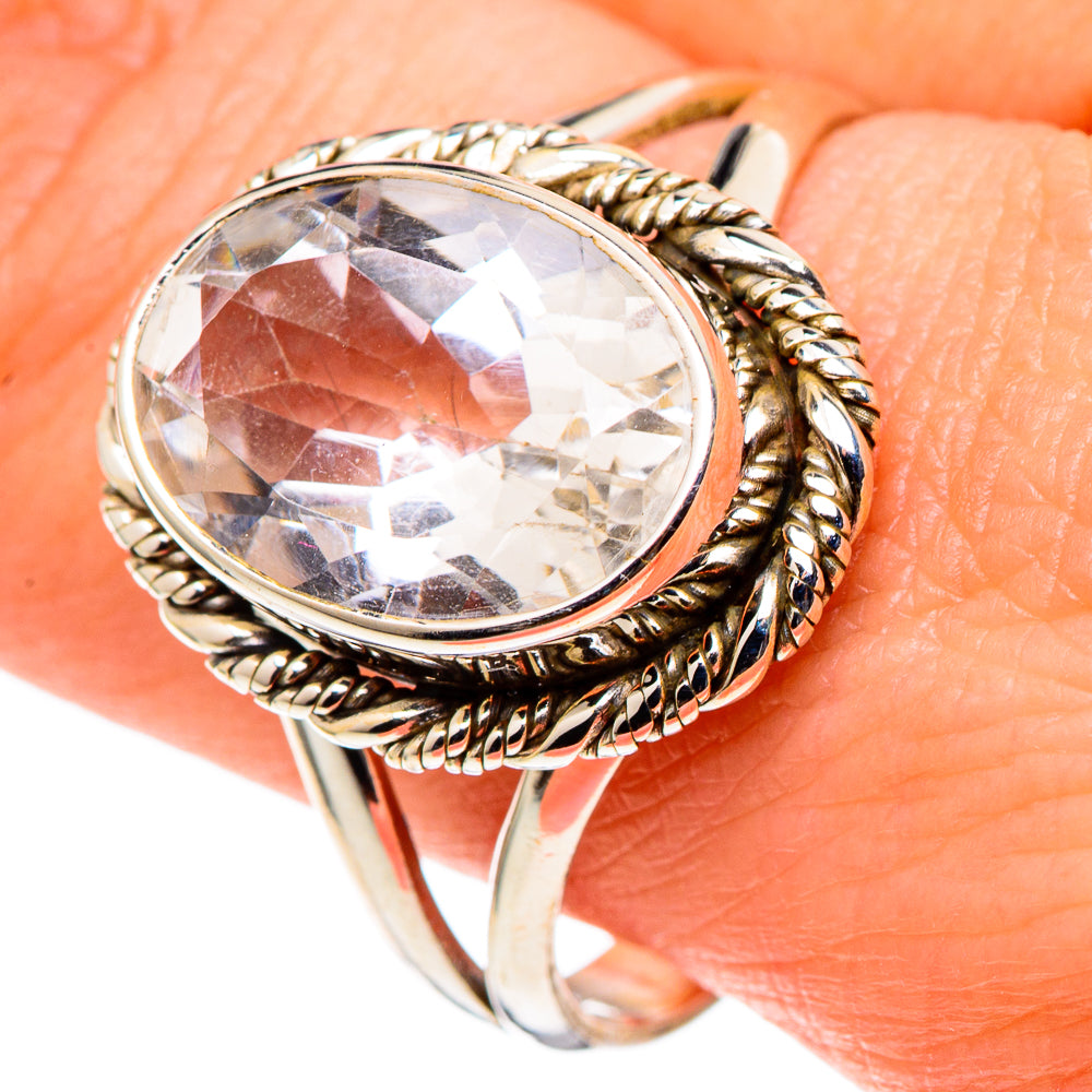 White Quartz Rings handcrafted by Ana Silver Co - RING97497