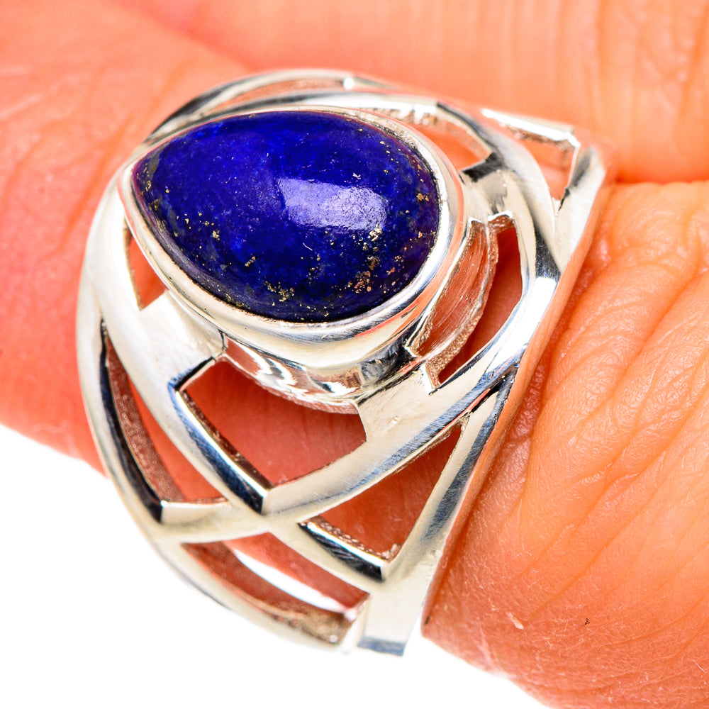 Lapis Lazuli Rings handcrafted by Ana Silver Co - RING97502