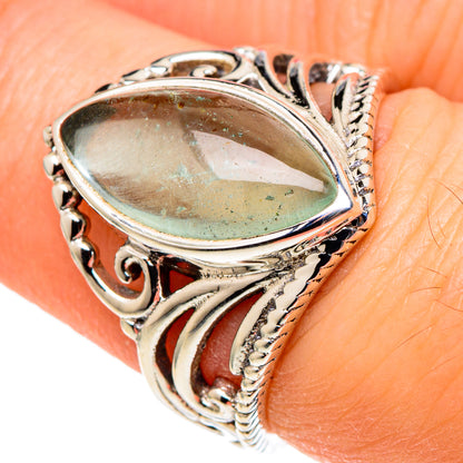 Prehnite Rings handcrafted by Ana Silver Co - RING97504