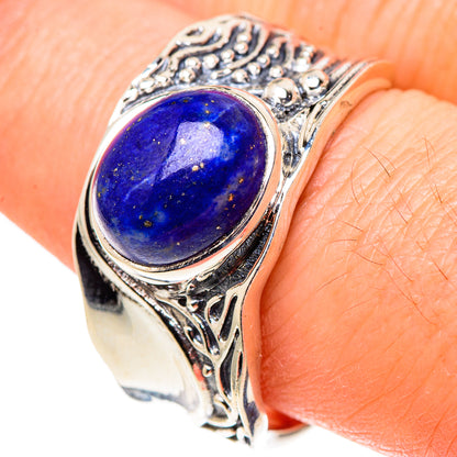 Lapis Lazuli Rings handcrafted by Ana Silver Co - RING97505