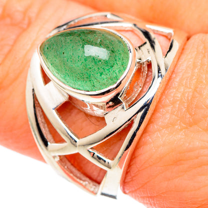 Green Aventurine Rings handcrafted by Ana Silver Co - RING97511