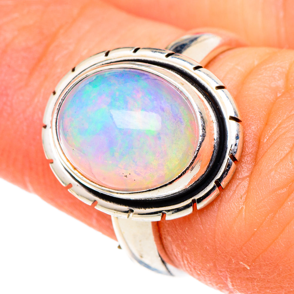 Ethiopian Opal Rings handcrafted by Ana Silver Co - RING97529