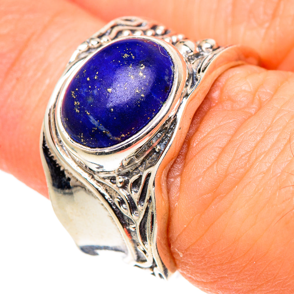 Lapis Lazuli Rings handcrafted by Ana Silver Co - RING97530
