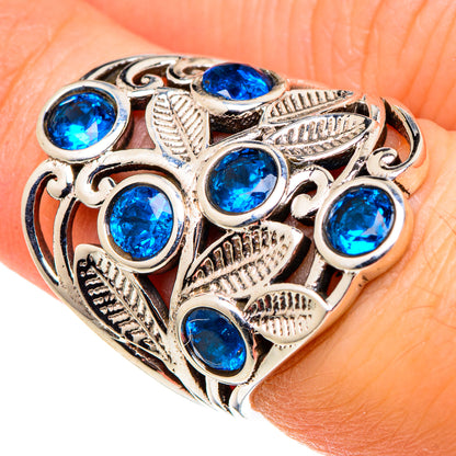 Blue Quartz Rings handcrafted by Ana Silver Co - RING97532