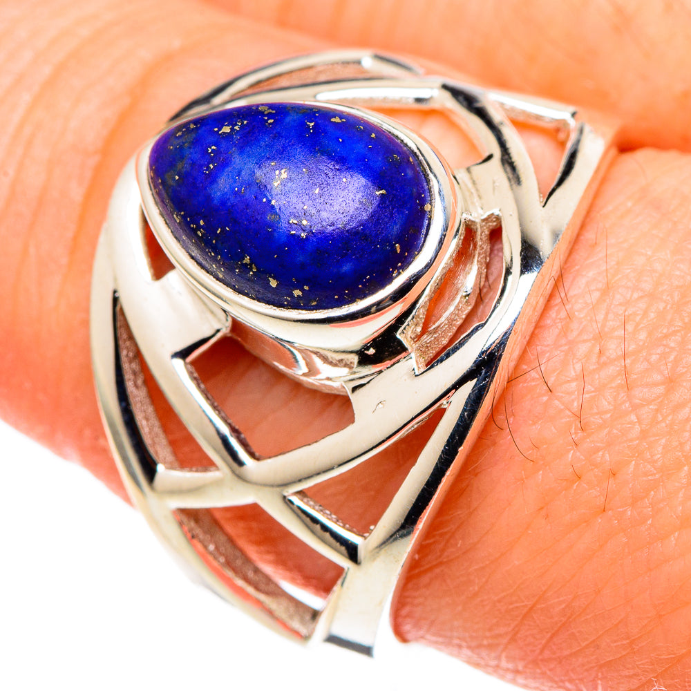 Lapis Lazuli Rings handcrafted by Ana Silver Co - RING97535