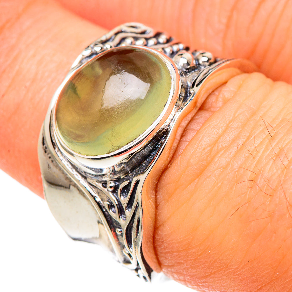 Prehnite Rings handcrafted by Ana Silver Co - RING97540