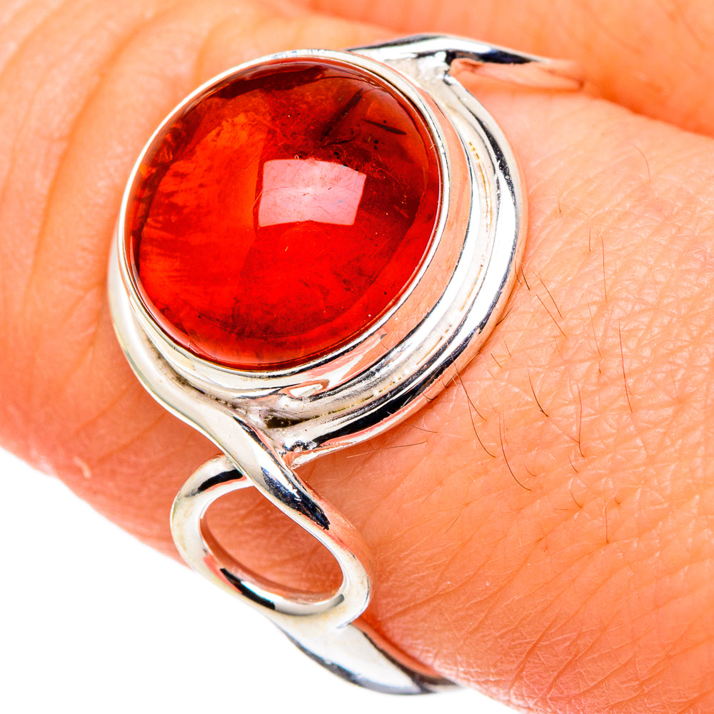 Baltic Amber Rings handcrafted by Ana Silver Co - RING97542