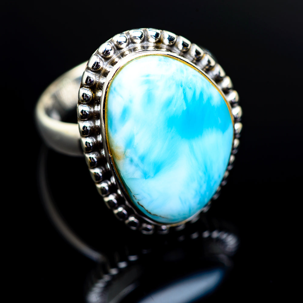 Larimar Rings handcrafted by Ana Silver Co - RING975581