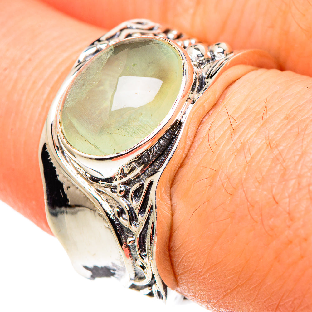 Prehnite Rings handcrafted by Ana Silver Co - RING97562