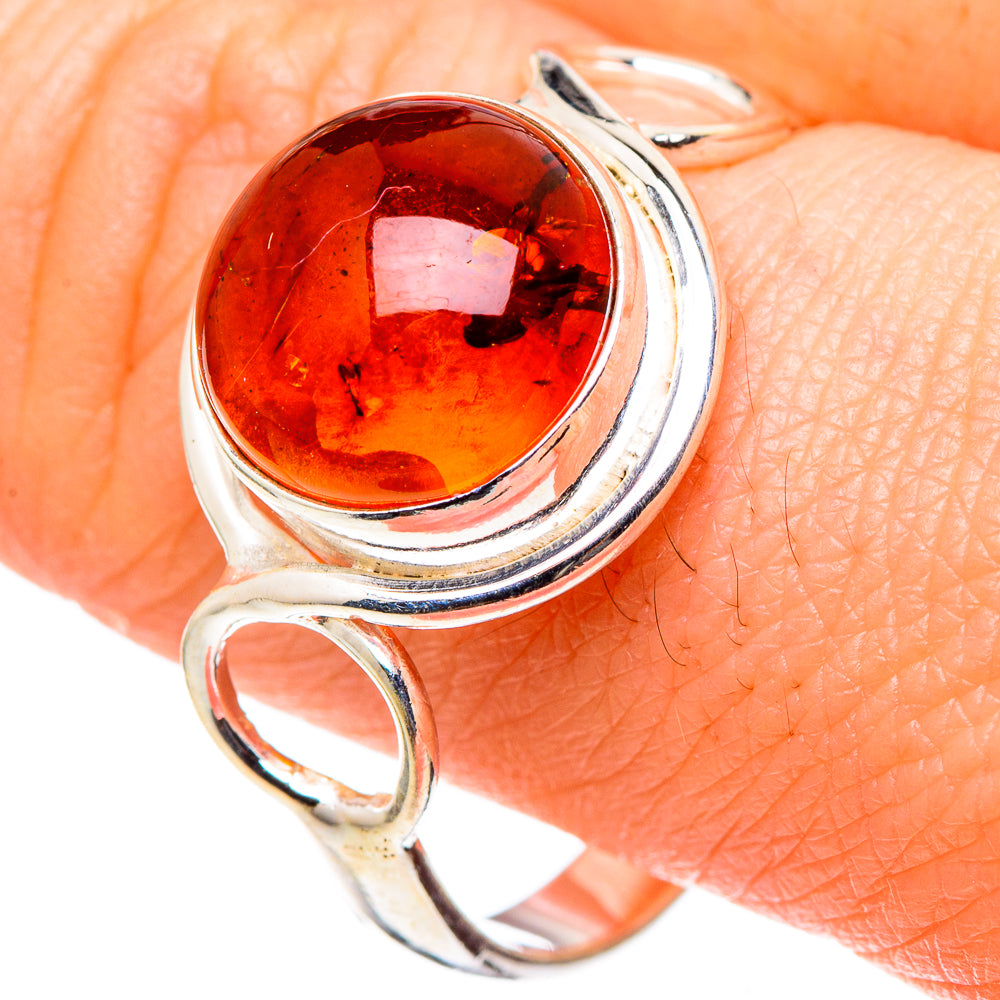 Baltic Amber Rings handcrafted by Ana Silver Co - RING97567