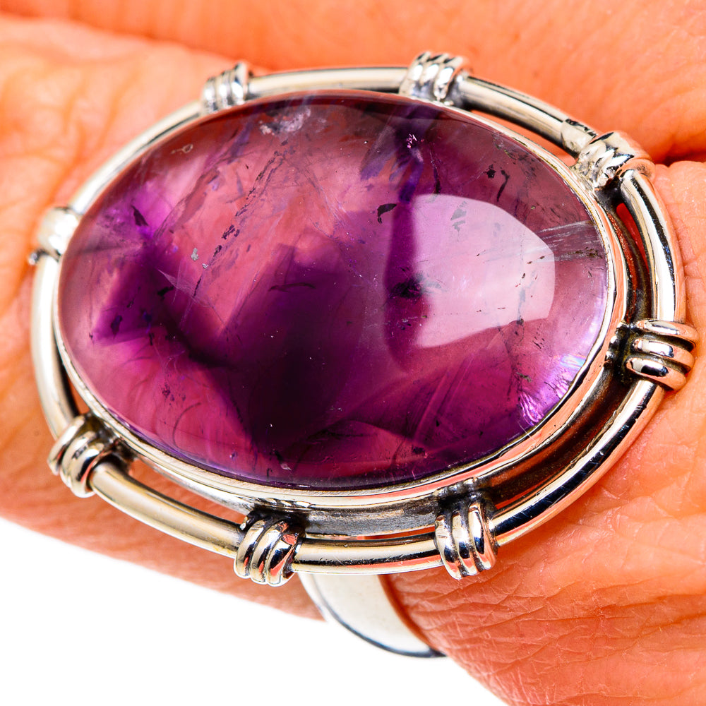 Star Amethyst Rings handcrafted by Ana Silver Co - RING97571