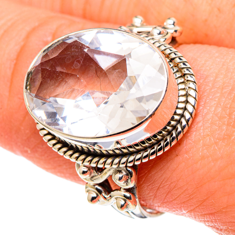 White Quartz Rings handcrafted by Ana Silver Co - RING97575