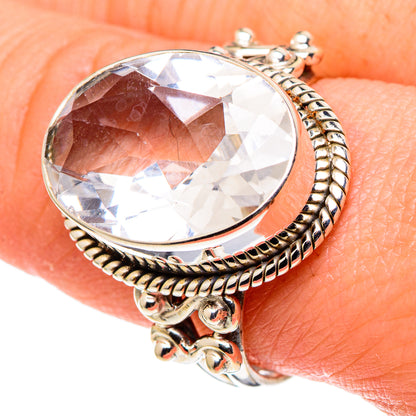 White Quartz Rings handcrafted by Ana Silver Co - RING97575