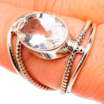 White Quartz Rings handcrafted by Ana Silver Co - RING97576