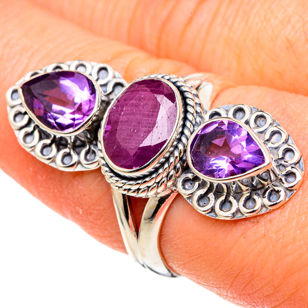 Ruby Rings handcrafted by Ana Silver Co - RING97580