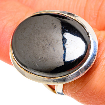 Hematite Rings handcrafted by Ana Silver Co - RING97581