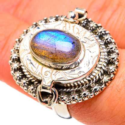 Labradorite Rings handcrafted by Ana Silver Co - RING97584