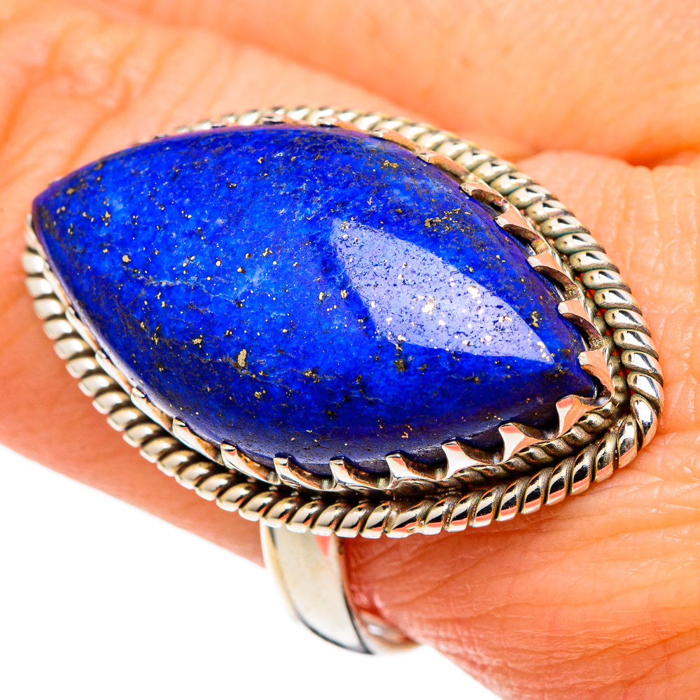 Lapis Lazuli Rings handcrafted by Ana Silver Co - RING97585