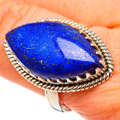 Lapis Lazuli Rings handcrafted by Ana Silver Co - RING97585