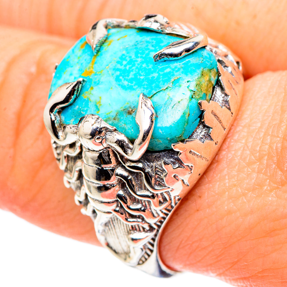 Chrysocolla Rings handcrafted by Ana Silver Co - RING97586