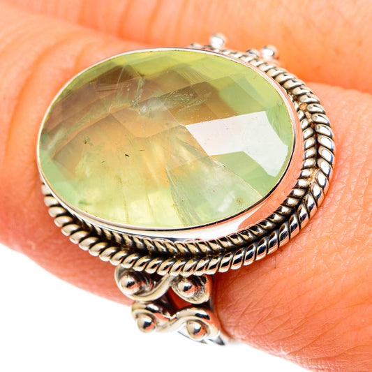 Prehnite Rings handcrafted by Ana Silver Co - RING97593
