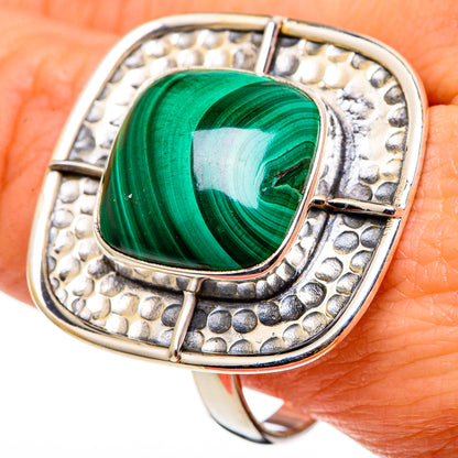 Malachite Rings handcrafted by Ana Silver Co - RING97595