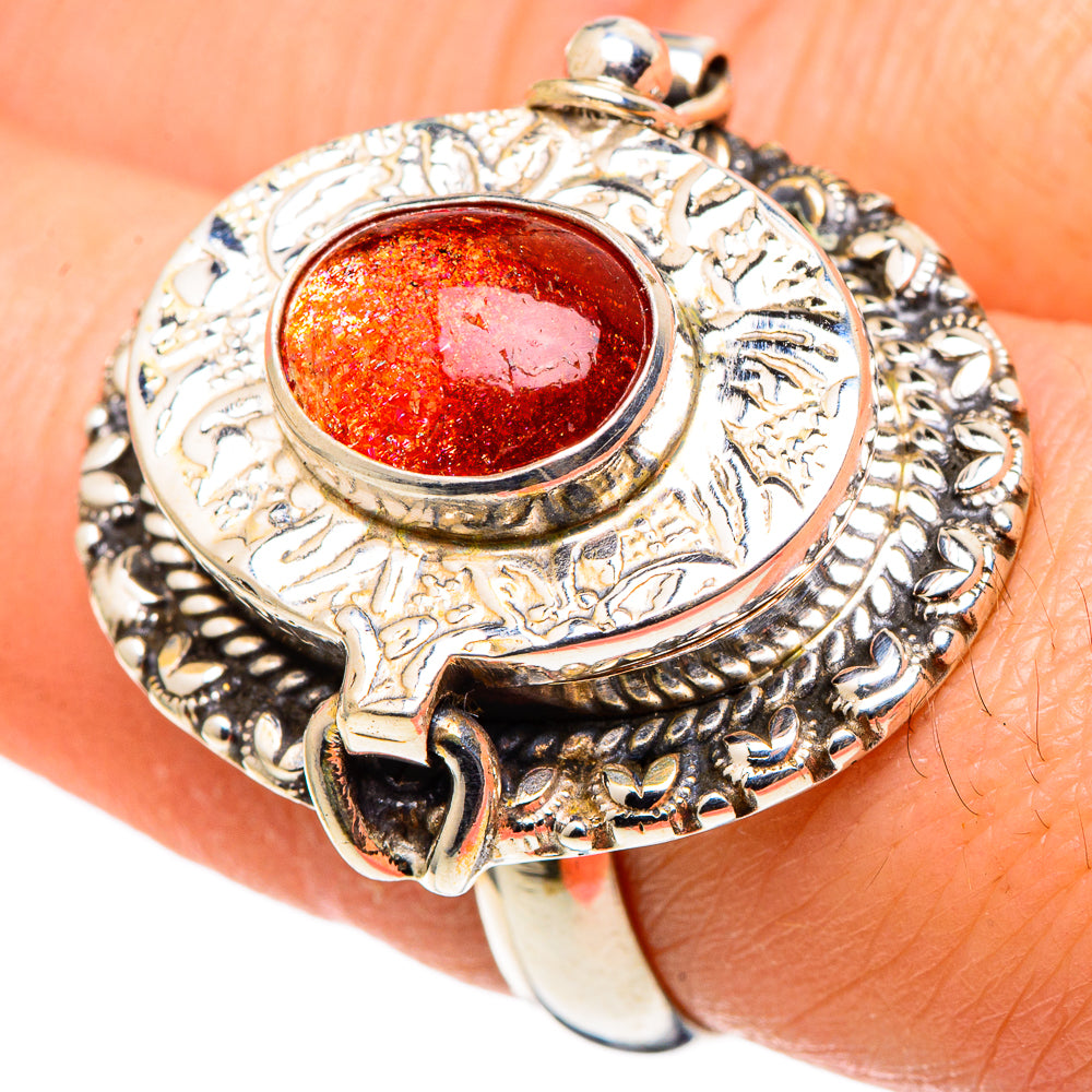 Sunstone Rings handcrafted by Ana Silver Co - RING97600