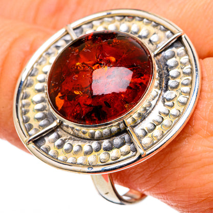 Baltic Amber Rings handcrafted by Ana Silver Co - RING97601