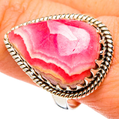 Rhodochrosite Rings handcrafted by Ana Silver Co - RING97603