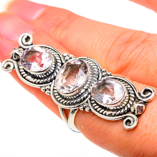 Kunzite Rings handcrafted by Ana Silver Co - RING97607