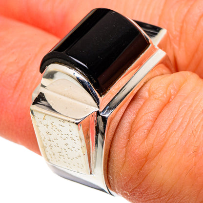 Black Onyx Rings handcrafted by Ana Silver Co - RING97609