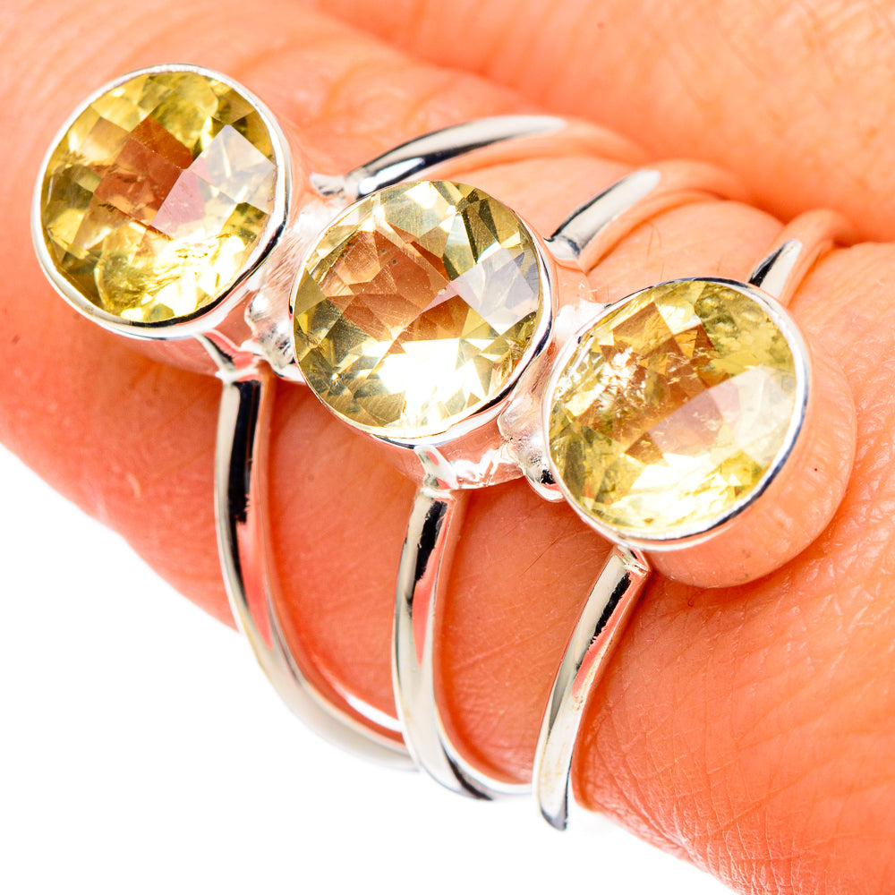Citrine Rings handcrafted by Ana Silver Co - RING97616