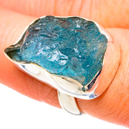 Aquamarine Rings handcrafted by Ana Silver Co - RING97617