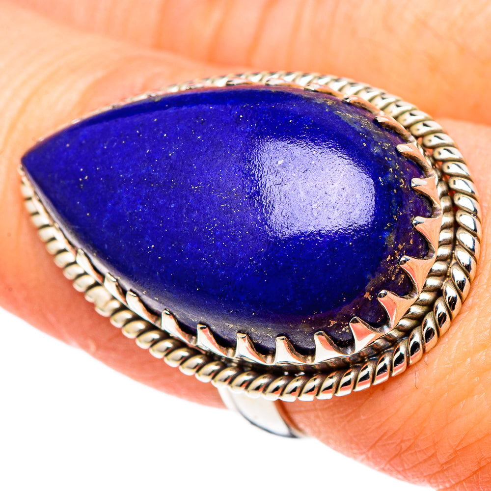 Lapis Lazuli Rings handcrafted by Ana Silver Co - RING97618