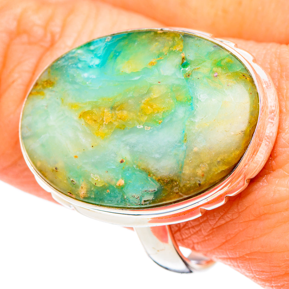 Peruvian Opal Rings handcrafted by Ana Silver Co - RING97620