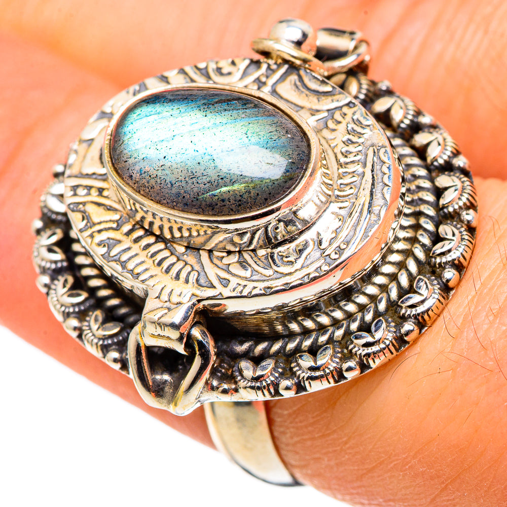 Labradorite Rings handcrafted by Ana Silver Co - RING97623