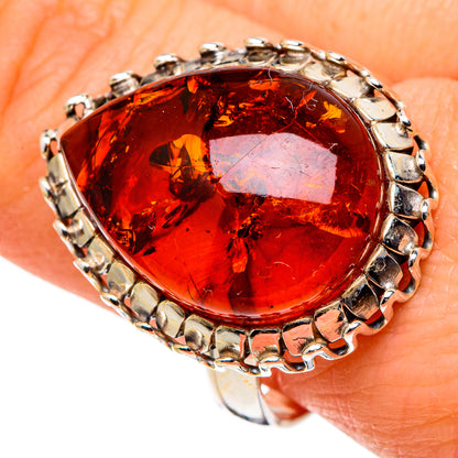 Baltic Amber Rings handcrafted by Ana Silver Co - RING97631