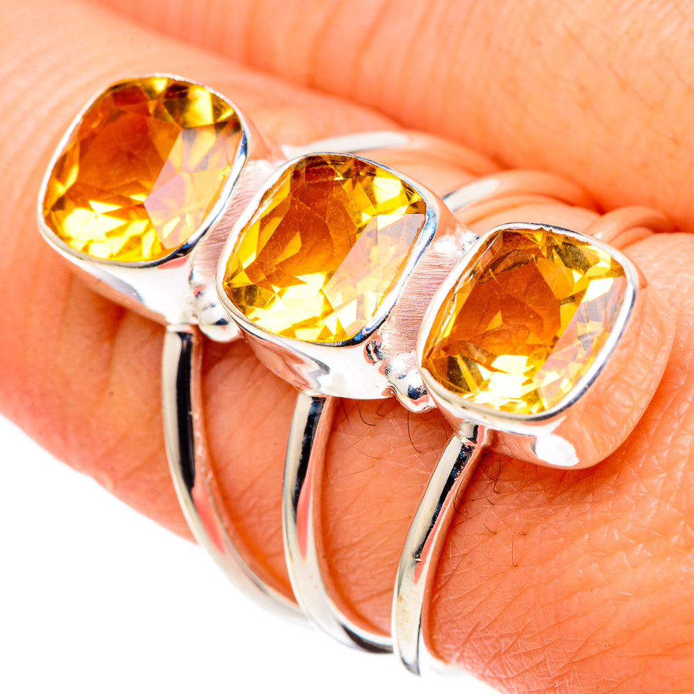 Citrine Rings handcrafted by Ana Silver Co - RING97634