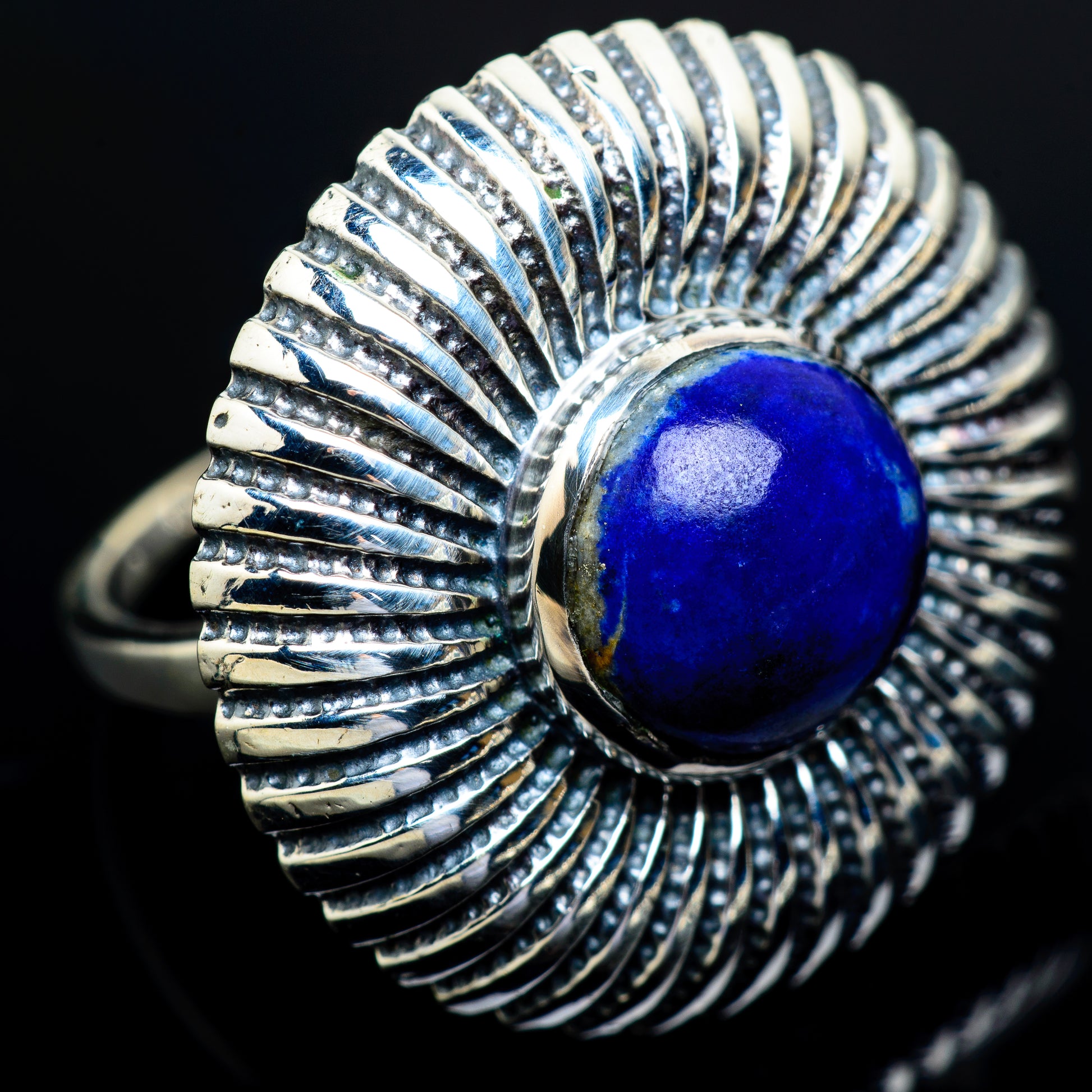 Lapis Lazuli Rings handcrafted by Ana Silver Co - RING9765