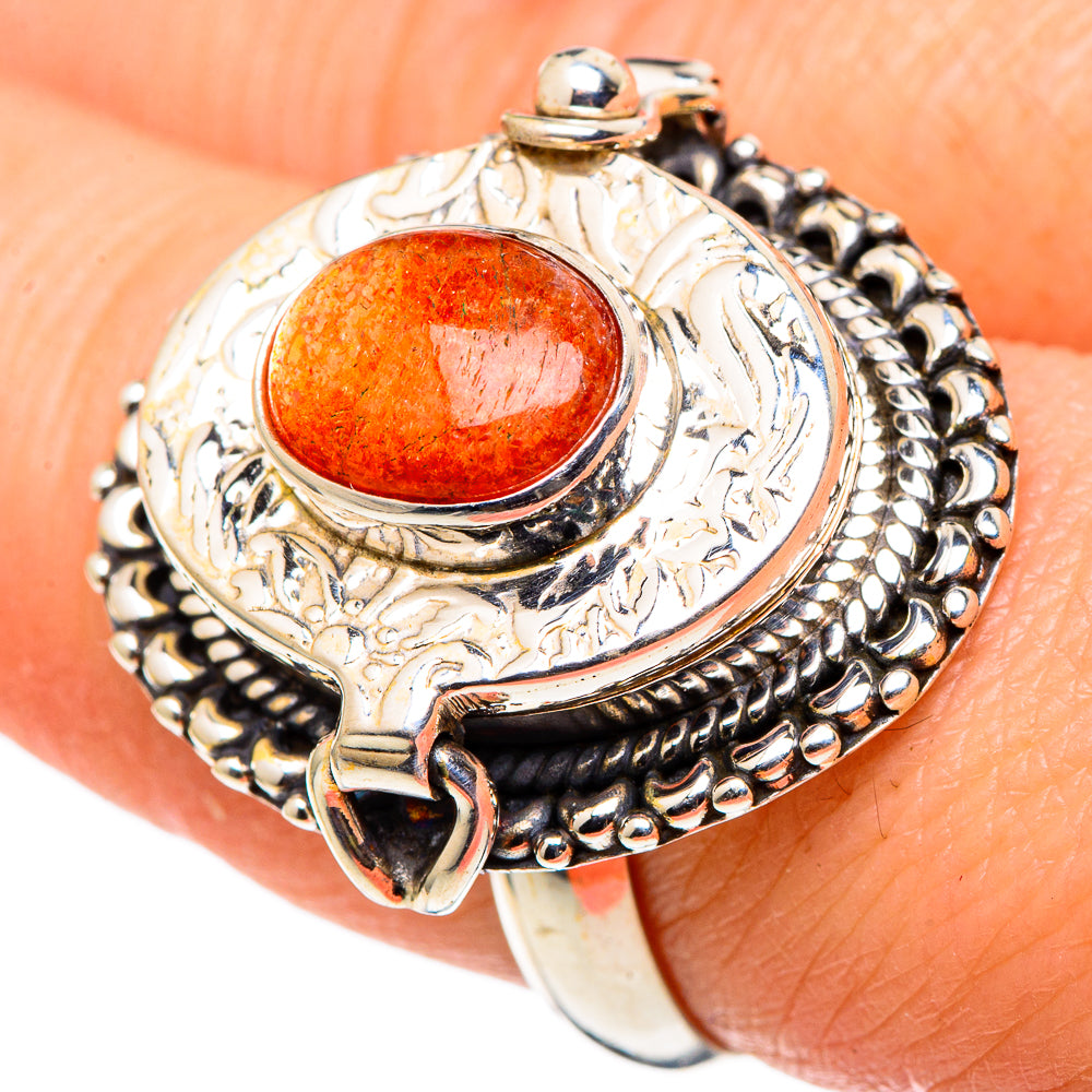 Sunstone Rings handcrafted by Ana Silver Co - RING97662