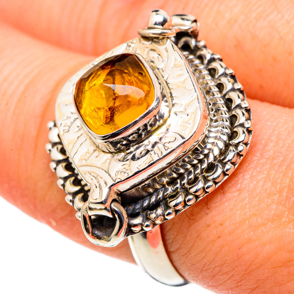 Citrine Rings handcrafted by Ana Silver Co - RING97663