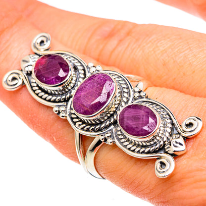 Ruby Rings handcrafted by Ana Silver Co - RING97666