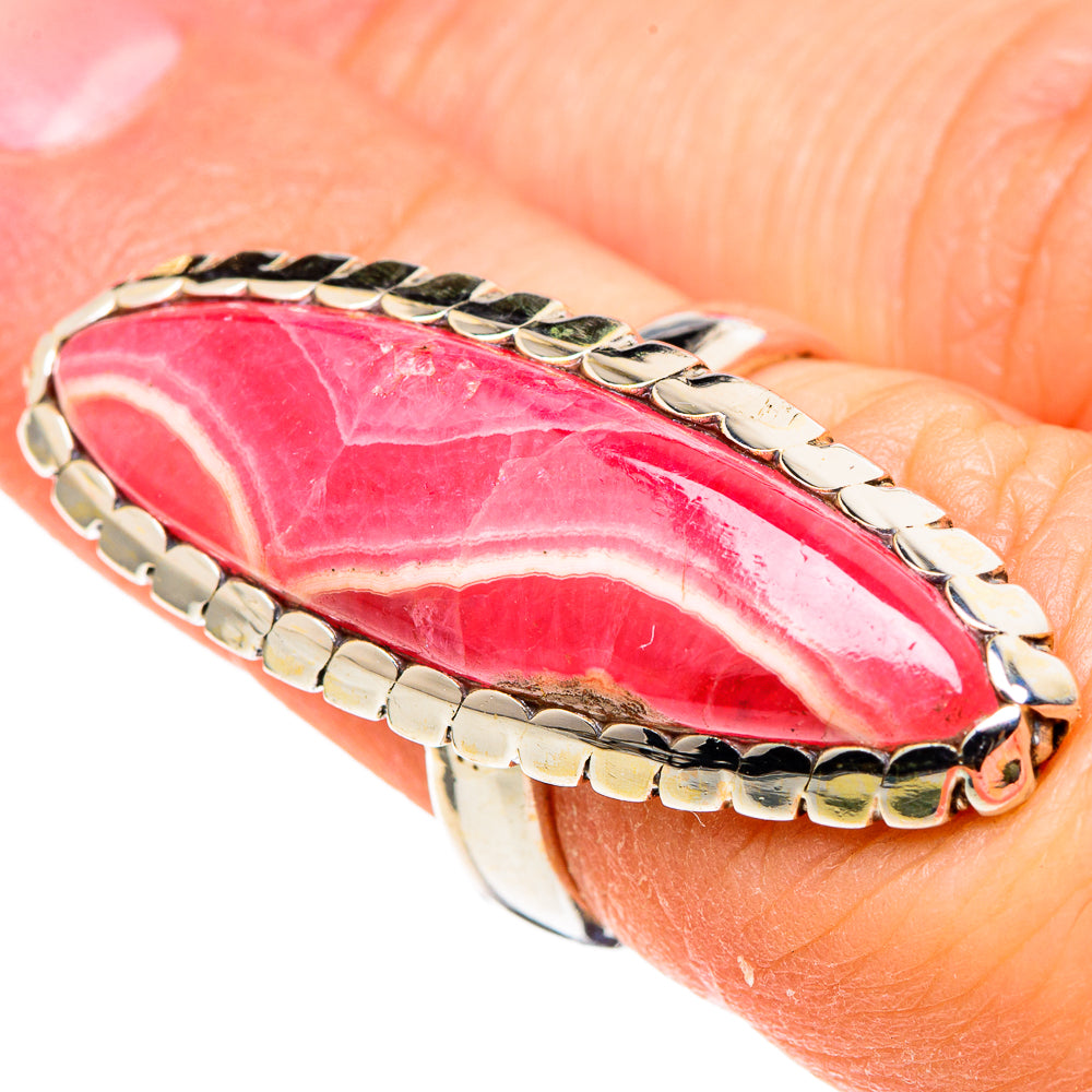 Rhodochrosite Rings handcrafted by Ana Silver Co - RING97669